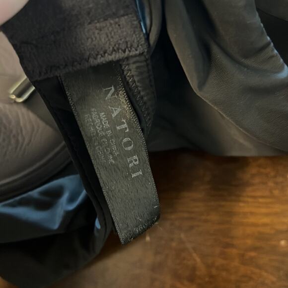 Natori Black Lace Strap Lined Underwired Bra 36C - Picture 5 of 5